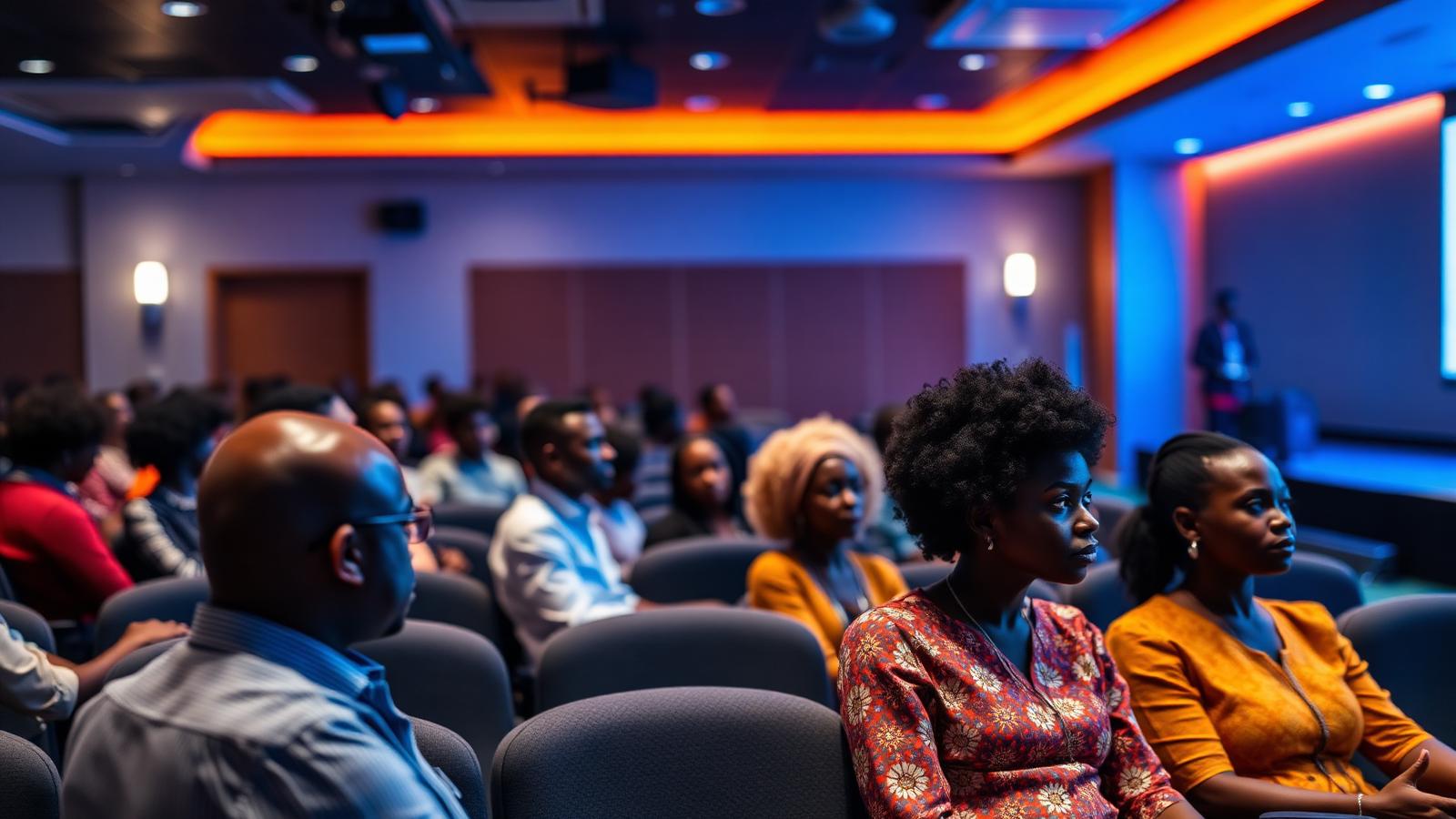 Audience at a Ventcare mental health conference in Nairobi